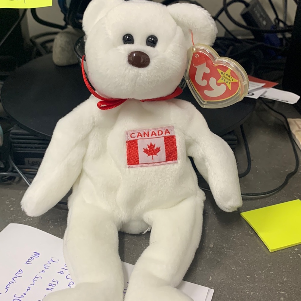 Maple the bear beanie baby
